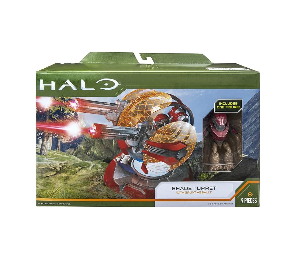 HALO Figura Action GRUNT ASSAULT 12cm Con TORRETTA SHADOW 20cm Originale WCT