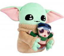 GROGU Peluche 25cm BAD BABY NON STRINGERE Suoni Voce STAR WARS Mandalorian HXV50