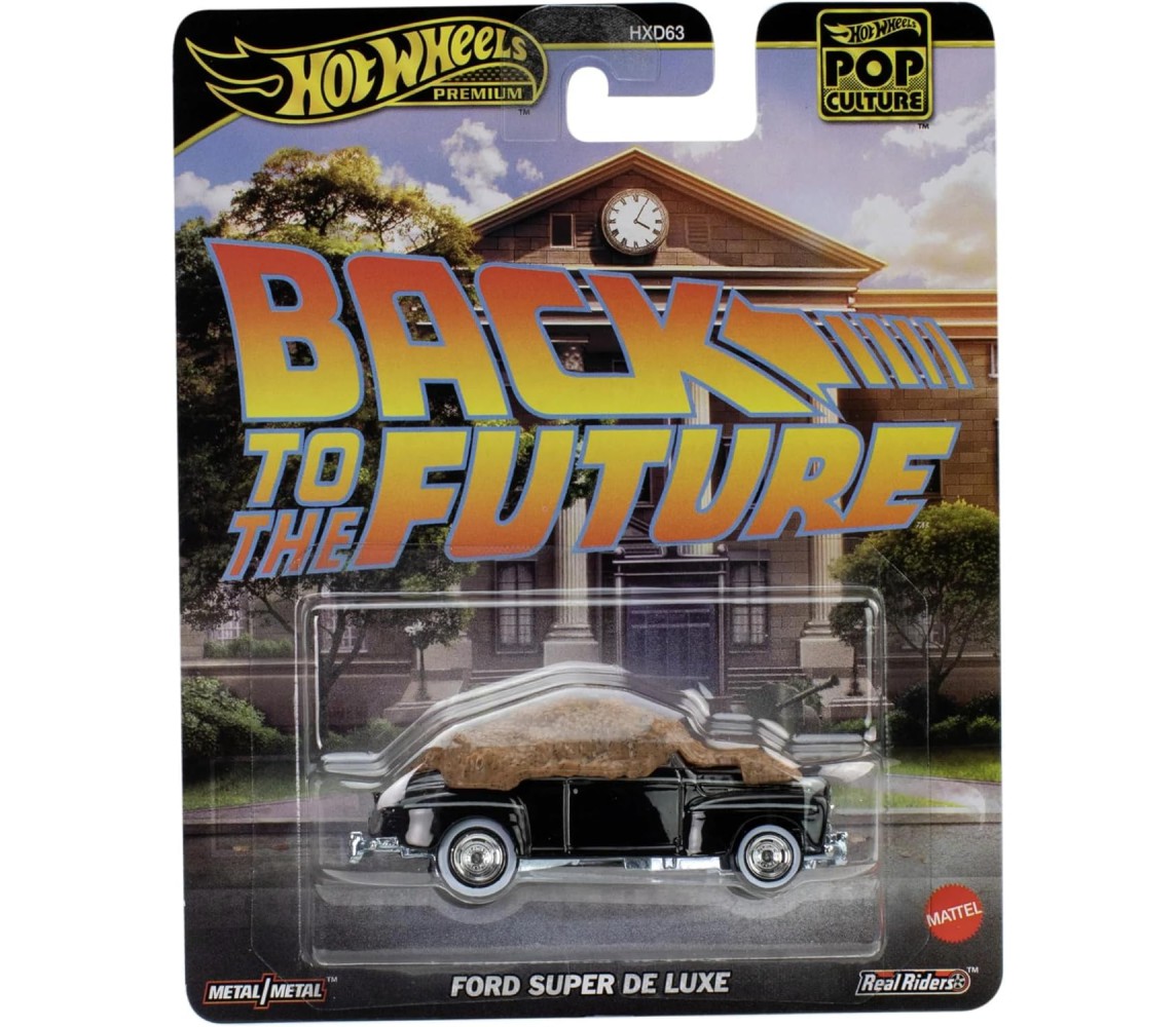copy of Modello DieCast Auto FORD SUPER DELUXE da RITORNO FUTURO 1/64 Hot Wheels HKC25