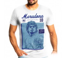 Diego Armando Maradona T-Shirt n 10 Official Replica Football DIEGO OFFICIAL