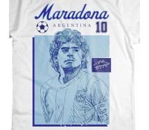 Diego Armando Maradona T-Shirt n 10 Official Replica Football DIEGO OFFICIAL