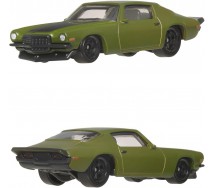 FAST FURIOUS Villains Car Model 1973 CHEVY CAMARO Scale 1:64 8cm Hot Wheels JBY37