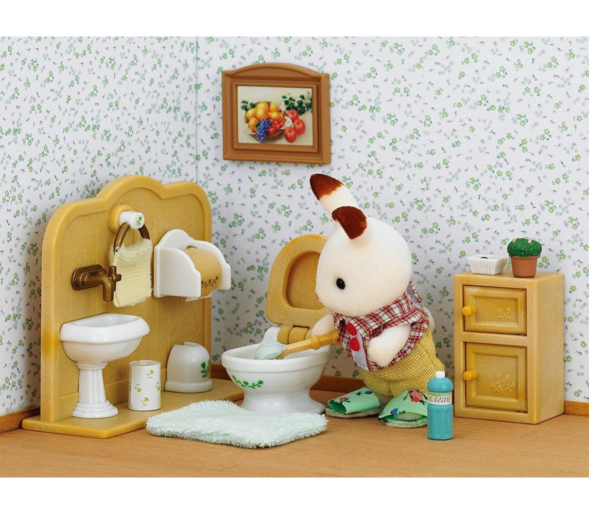 copy of Set SALOTTO con zona TELEVISIONE SYLVANIAN FAMILIES 5287 Epoch
