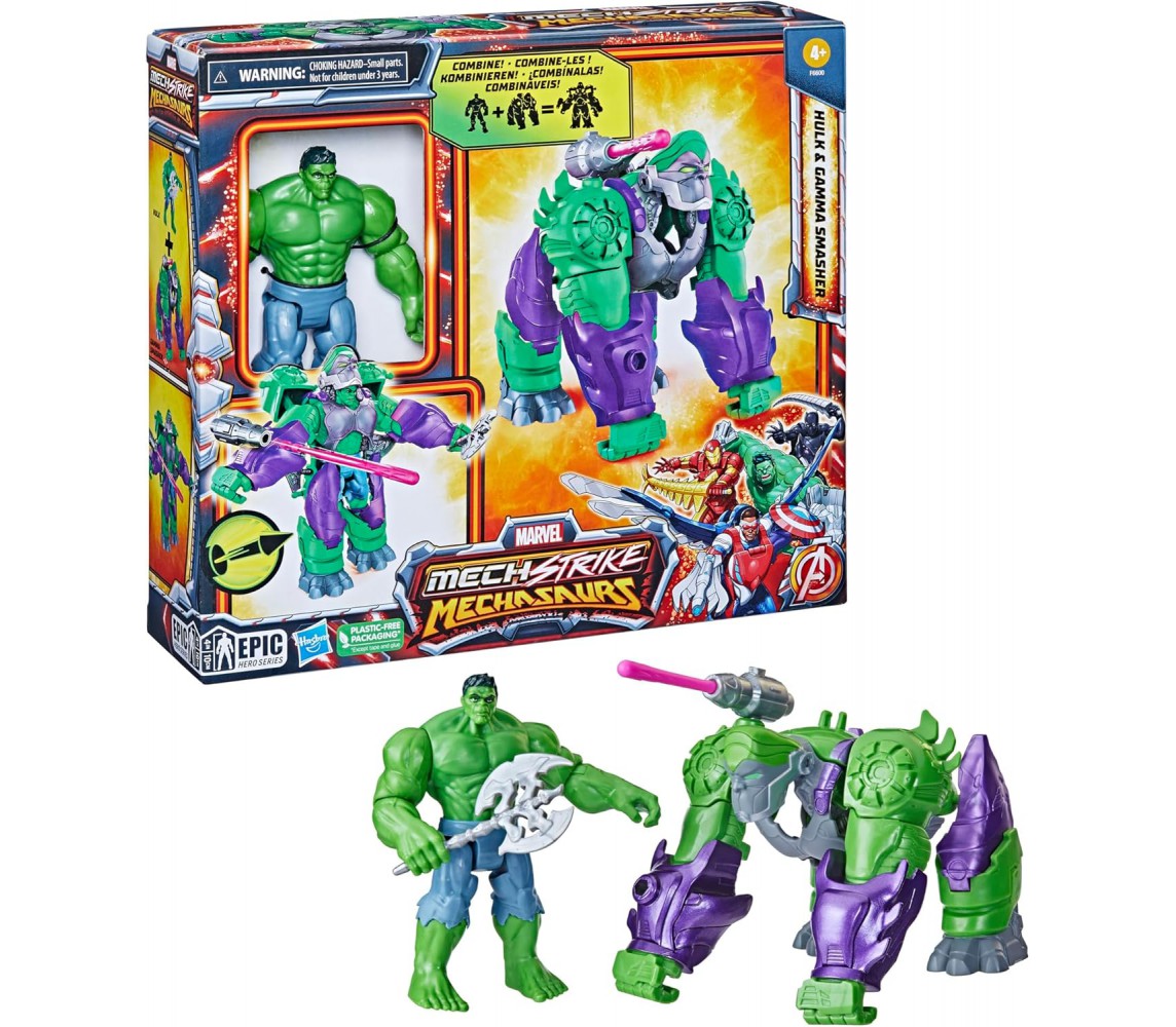 copy of HULK Figura Action 20cm MONSTER HUNTER MECH SUIT Armatura AVENGERS MECH STRIKE Originale HASBRO F5293
