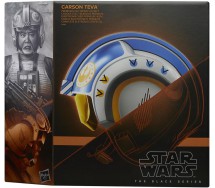 STAR WARS CASCO di CARSON TEVA Replica Luci e Suoni BLACK SERIES Hasbro F9180