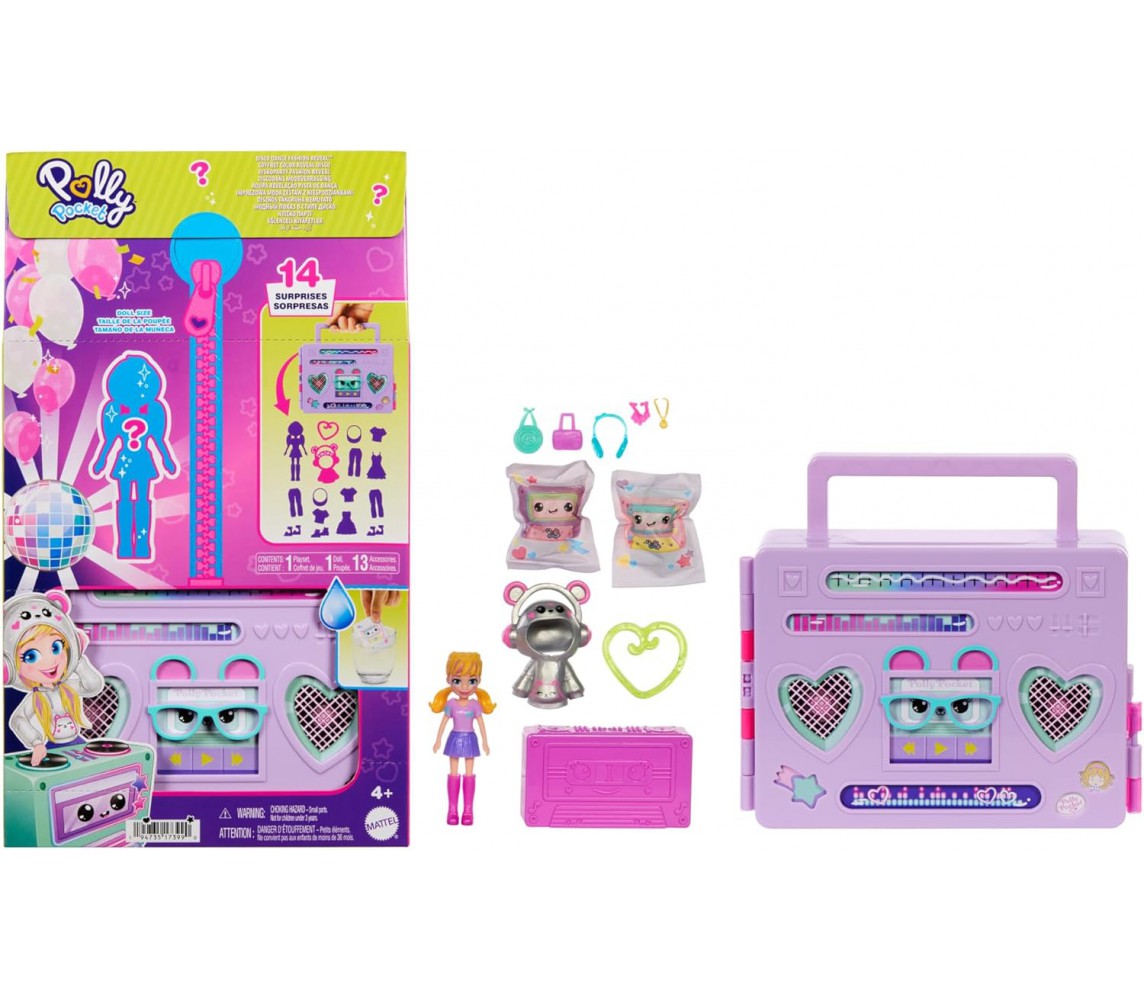 copy of Playset POLLY POCKET Casa Ciambella Per Festa in Pigiama Con 2 Figure e Parti Interattive