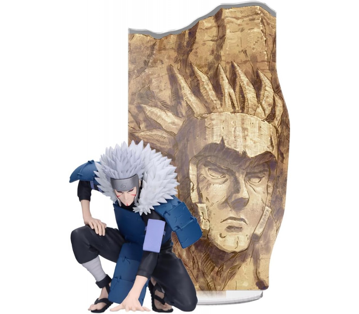 NARUTO PANEL SPECTACLE Ver 1 Figura Statua TOBIRAMA SENJU 7cm BANPRESTO