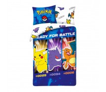 copy of Set Letto POKEMON PIKACHU Che Urla Pokeball COPRIPIUMINO Reversibile 140x200 Federa 70x90 Originale COTONE Bulbasaur