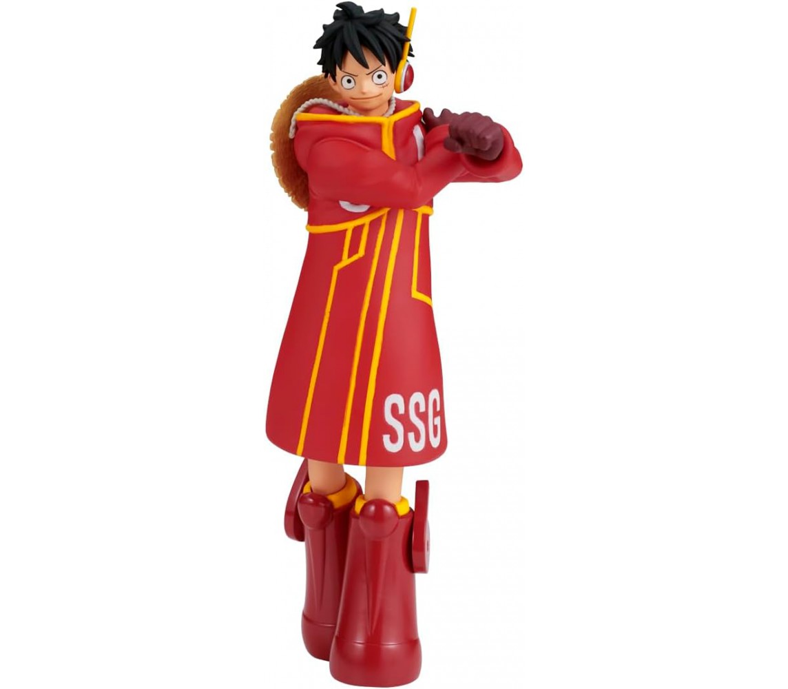 ONE PIECE Figure Statue LUFFY D. MONKEY 16cm THE SHUKKO EGGHEAD  BANPRESTO Bandai