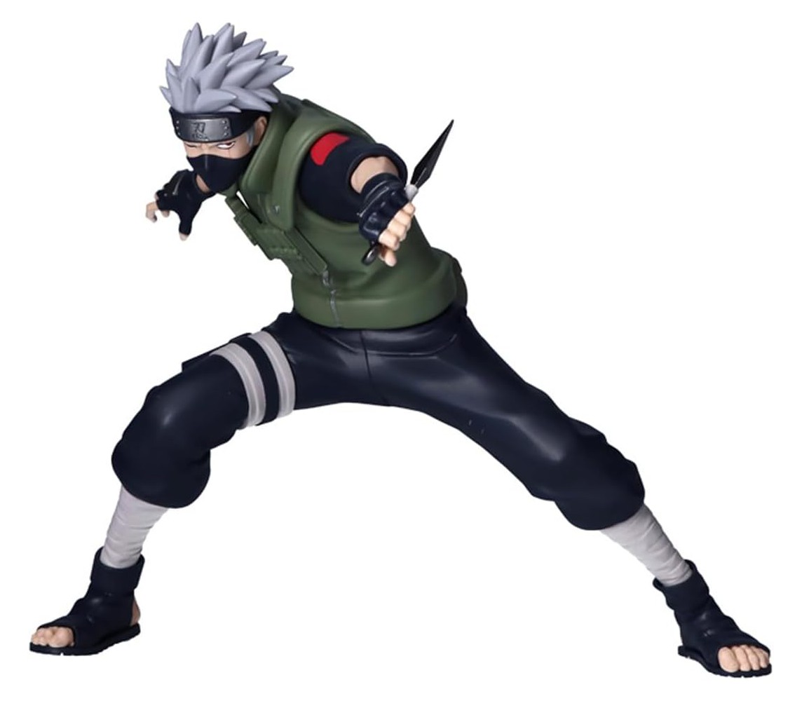 NARUTO Figura HATAKE KAKASHI VOL 2 Serie VIBRATION STARS Originale BANPRESTO