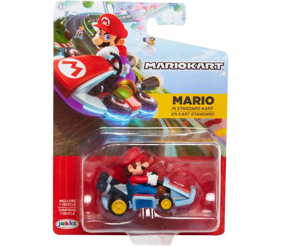 copy of OFFERTA BIS SOLO PER AMAZON !! Modello KART di SHY GUY B-DASHER da SUPER MARIO KART Scala 1:64 5cm Hot Wheels
