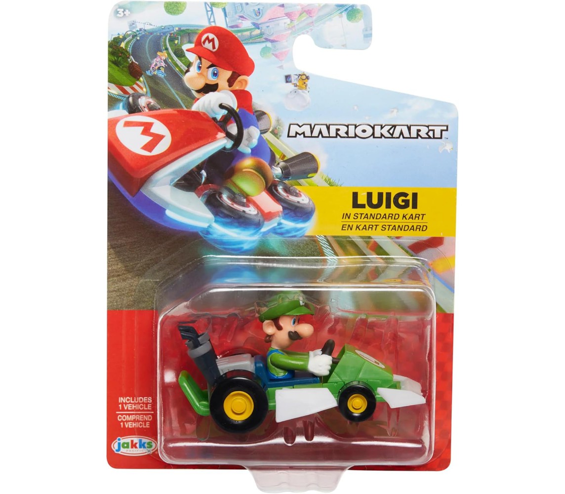 copy of OFFERTA BIS SOLO PER AMAZON !! Modello KART di SHY GUY B-DASHER da SUPER MARIO KART Scala 1:64 5cm Hot Wheels