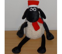 Peluche SHAUN THE SHEEP Pecora CAPPELLO SCIARPA Natale 35cm