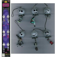 SET 6 Figure/Ciondoli CON LUCE Nbx NIGHTMARE BEFORE XMAS Yujin JAPAN