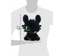 DRAGON TRAINER DARK FURY HAPPY version Dragon TOOTHLESS PLUSH 30cm from Movie 2025 ORIGINAL Dragons Play By Play