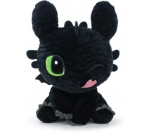 DRAGON TRAINER DARK FURY HAPPY version Dragon TOOTHLESS PLUSH 18cm from Movie 2025 ORIGINAL Dragons Play By Play