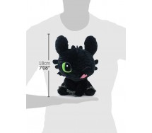 DRAGON TRAINER DARK FURY HAPPY version Dragon TOOTHLESS PLUSH 18cm from Movie 2025 ORIGINAL Dragons Play By Play