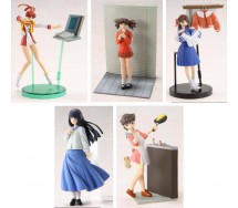 Set 5 TRADING Figures YUSHA HEROINE Girls BRAVE SAGA Robot CM'S Japan