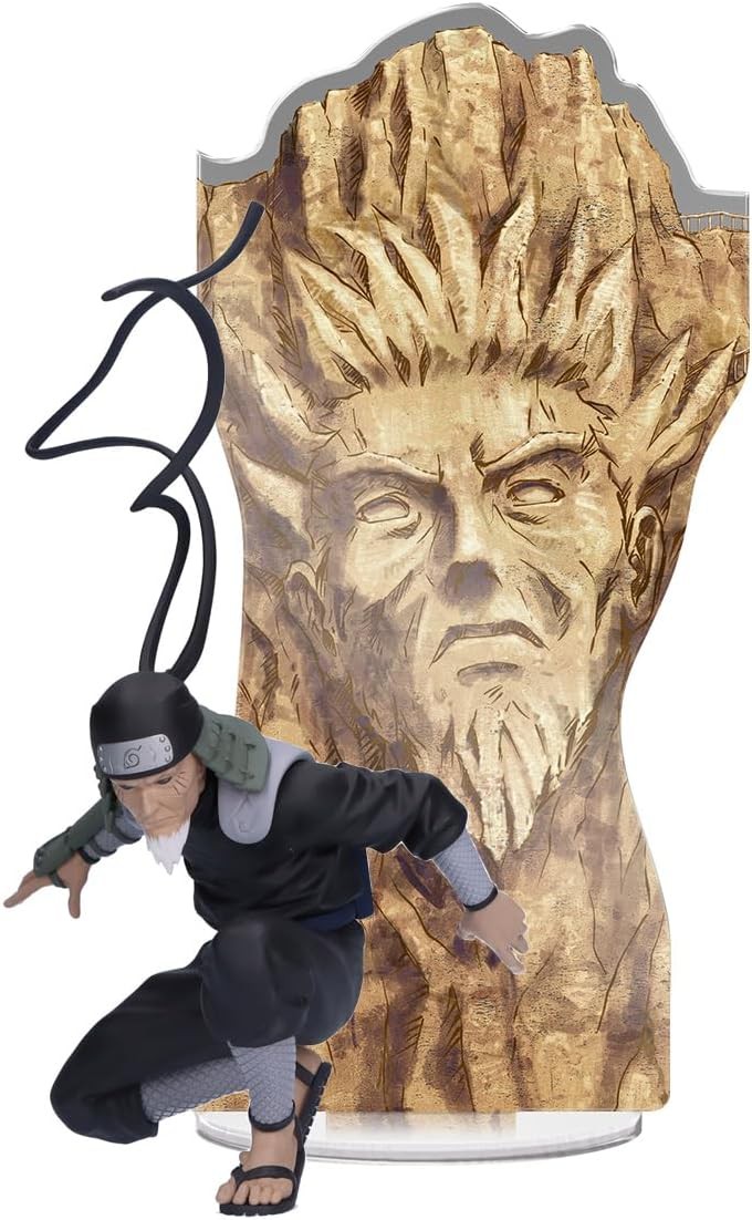 NARUTO PANEL SPECTACLE Figur Statue Hiruzen Sarutobi 7cm BANPRESTO - Bild 1 von 4