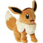 EEVEE SORRIDENTE Evoli Volpe PELUCHE 20cm Top Quality POKEMON Originale WCT