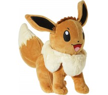 EEVEE SORRIDENTE Evoli Volpe PELUCHE 20cm Top Quality POKEMON Originale WCT
