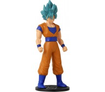 GOKU BLU SUPER SAIYAN Action Figure 10cm DRAGON BALL FLASH Original BANDAI 37219