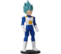 VEGETA BLU SUPER SAIYAN Action Figure 10cm DRAGON BALL FLASH Original BANDAI 37220