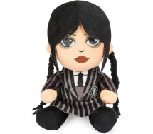 WEDNESDAY Addams PLUSH 20cm SCHOOL DRESS Soft Toy PHUNNY Kidrobot NECA