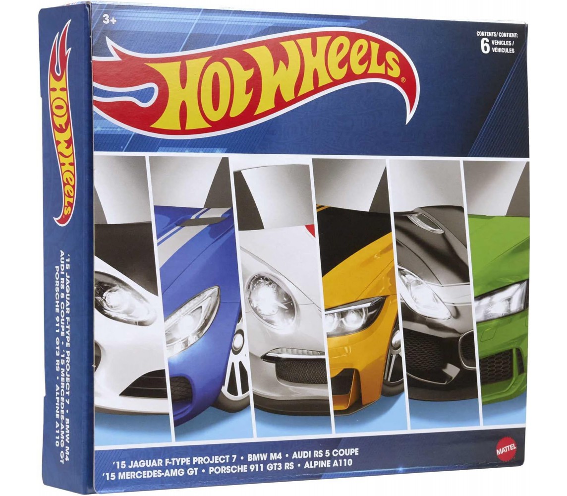 copy of FAST AND FURIOUS Box 5 Modellini AUTO Scala 1:64 Impala Corvette Chevelle MATTEL GGH46 Hot Wheels