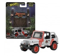 JURASSIC PARK Die Cast Model car 1992 JEEP WRANGLER 7cm Hot Wheels JBL59