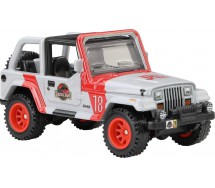 JURASSIC PARK Die Cast Model car 1992 JEEP WRANGLER 7cm Hot Wheels JBL59