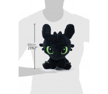 copy of Peluche GRANDE 50cm SDENTATO NERO Furia BUIA SEDUTO  da DRAGON TRAINER ORIGINALE Play By Play