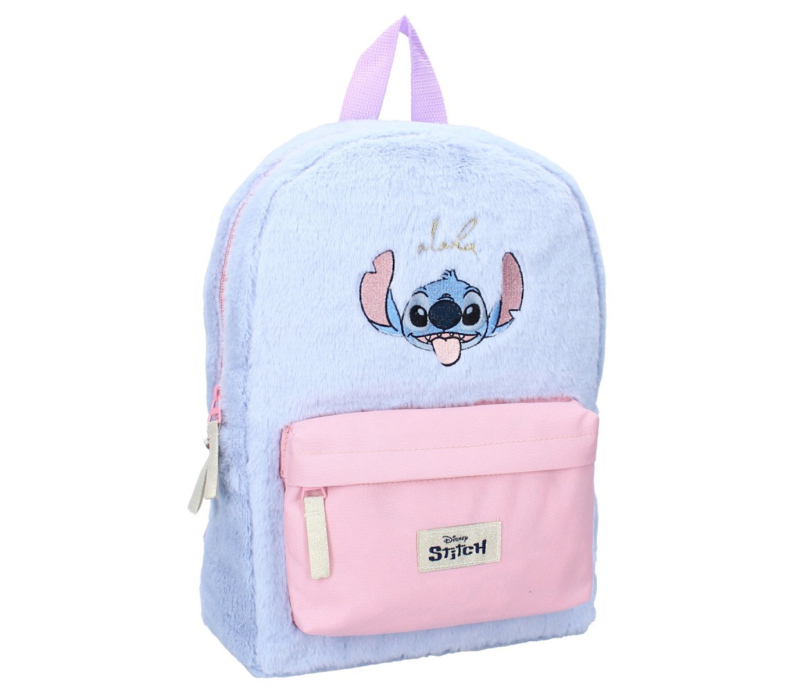 Zaino STITCH ECOPELLICCIA Misura 33x23x9cm DISNEY Lilo e Stitch Blu