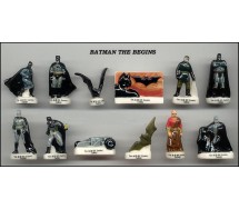 BATMAN BEGINS Rare Old Set 12 PORCELAIN Figures Minatures Feves France Vintage