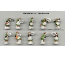 copy of THE RUGRATS 2005 Raro SET 10 Mini FIGURE 3cm Porcellana FEVES Francia