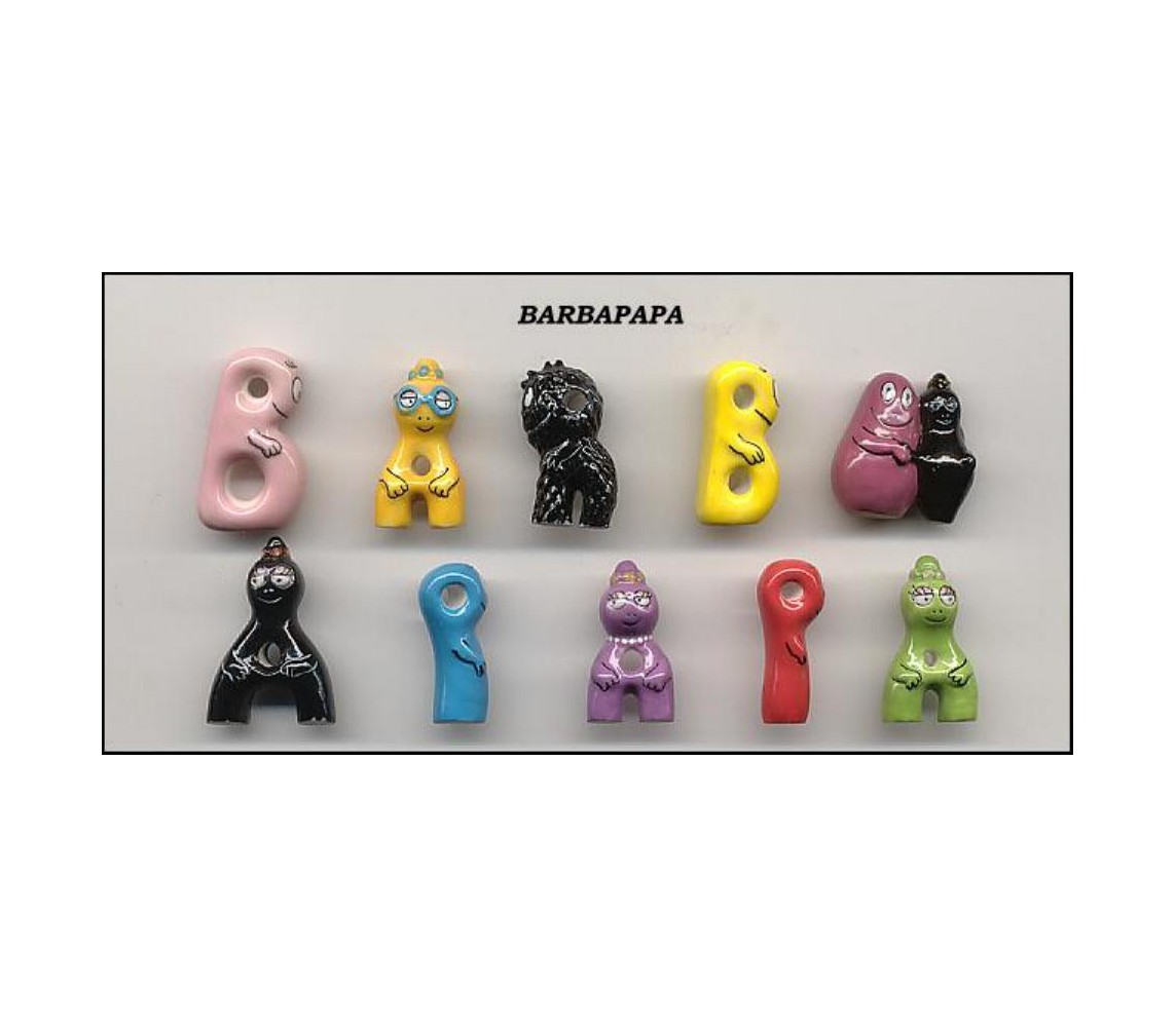 copy of THE RUGRATS 2005 Raro SET 10 Mini FIGURE 3cm Porcellana FEVES Francia