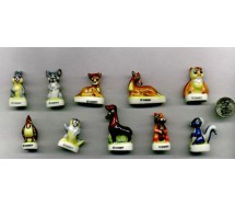 copy of THE RUGRATS 2005 Raro SET 10 Mini FIGURE 3cm Porcellana FEVES Francia