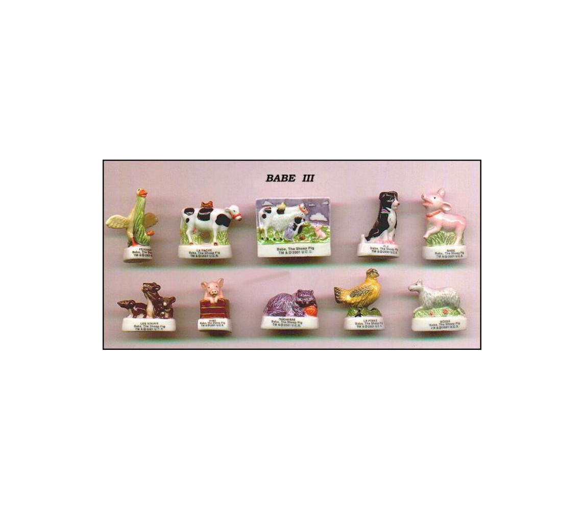 copy of THE RUGRATS 2005 Raro SET 10 Mini FIGURE 3cm Porcellana FEVES Francia