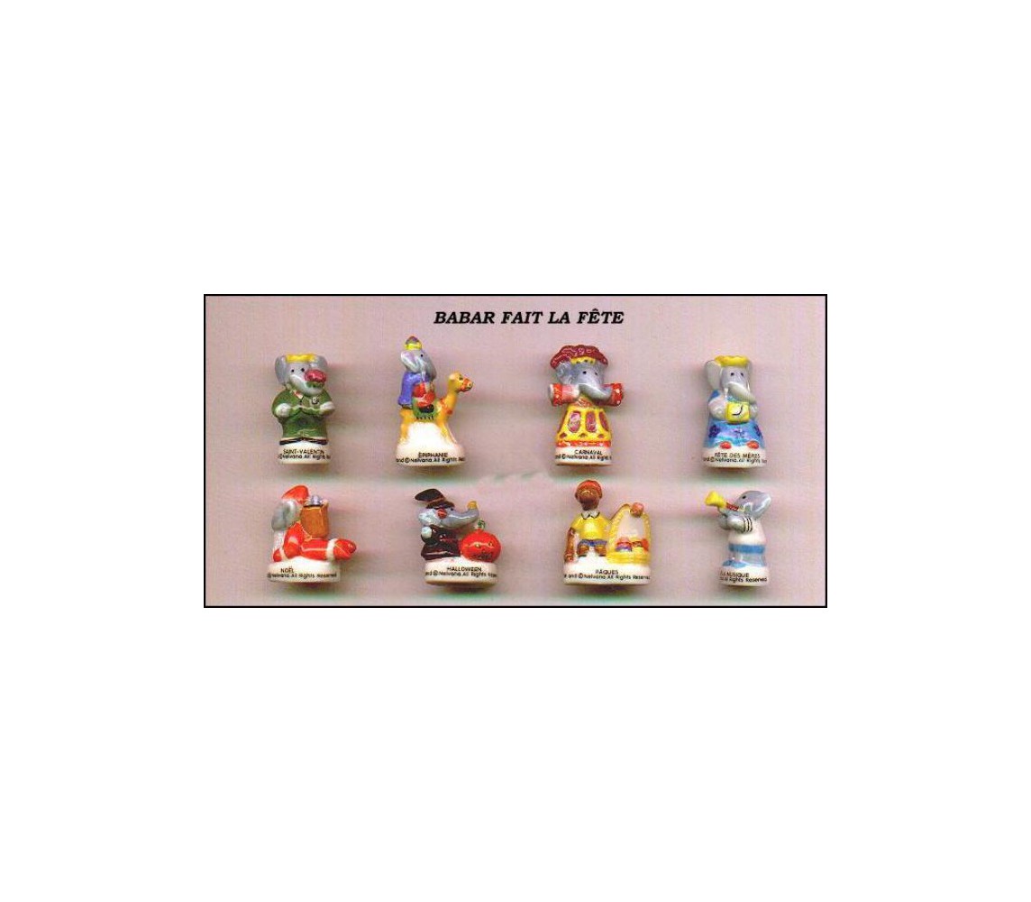 copy of THE RUGRATS 2005 Raro SET 10 Mini FIGURE 3cm Porcellana FEVES Francia
