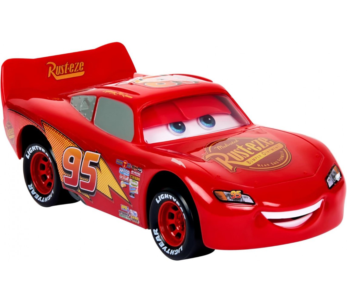 CARS Lightning McQueen Model Car 18cm Eyes and Mouth Changing Mattel HPH64