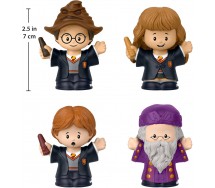 LITTLE PEOPLE POTTER Box 4 Figures Harry Philosopher Stone Original FISHER PRICE HVG45