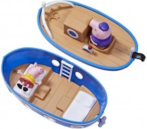 PEPPA PIG Playset Grandpa BOAT With 2 Figures Original HASBRO F3631