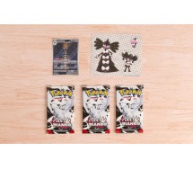 ITALIAN Pokemon Cards FUOCO BIANCO Special Stickers Blister 3-pack SCARLATTO E VIOLETTO POKEMON ORIGINAL