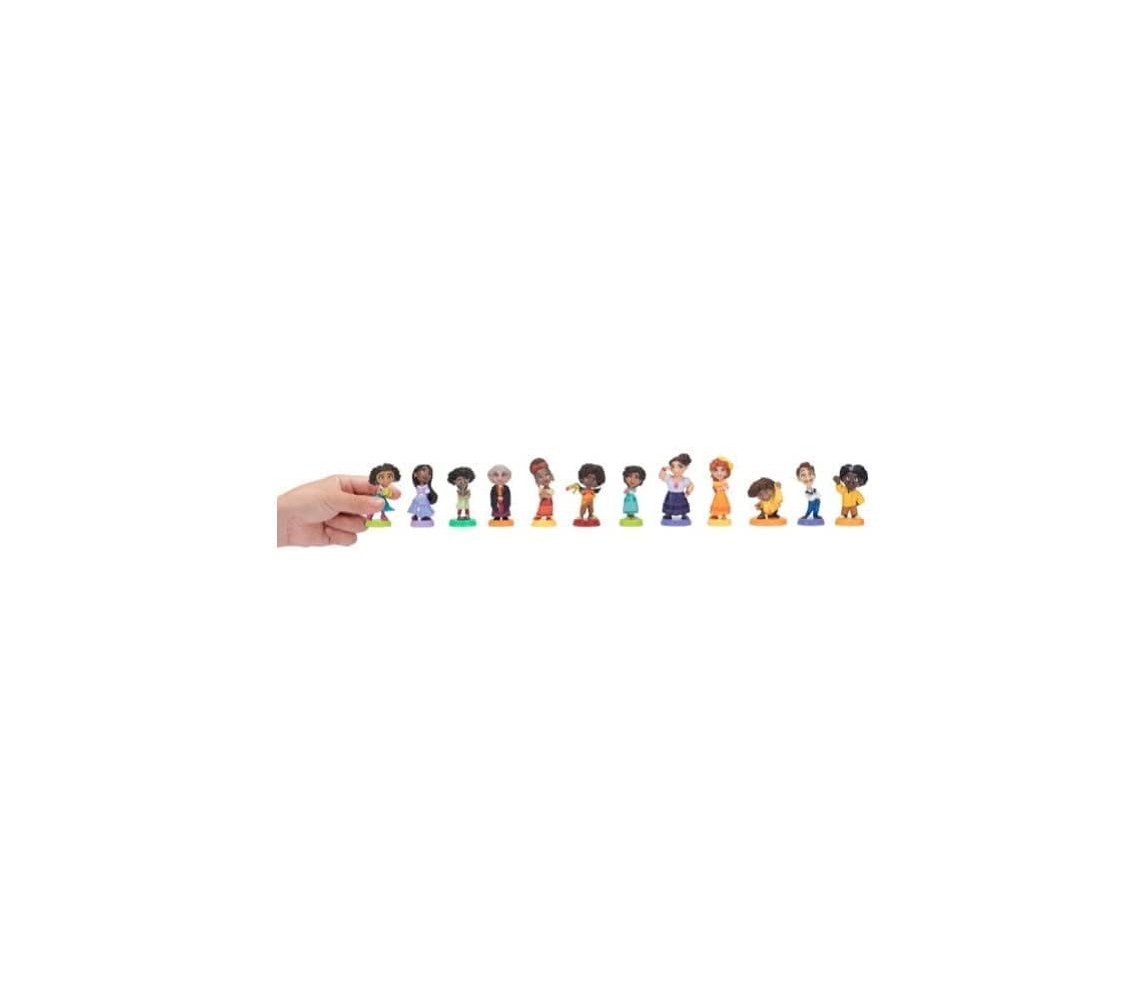 BROKEN PACKAGE ENCANTO 12 mini figures 4cm MIRABEL FAMILY from Disney ORIGINAL Jakks Pacific