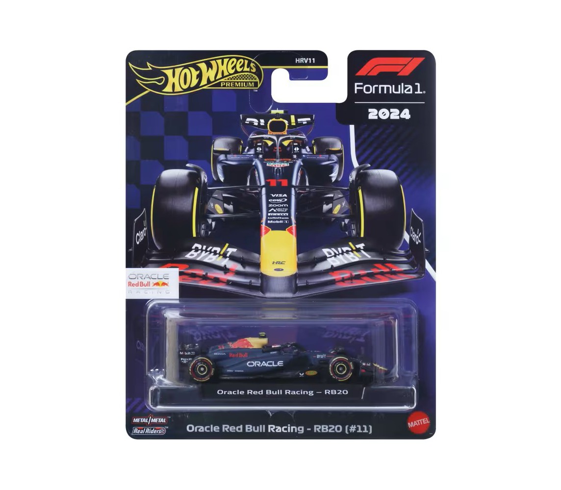 SERGIO PEREZ 11 RB20 Die Cast Model car F1 RED BULL 2024 1/64 8cm Hot Wheels JBM19