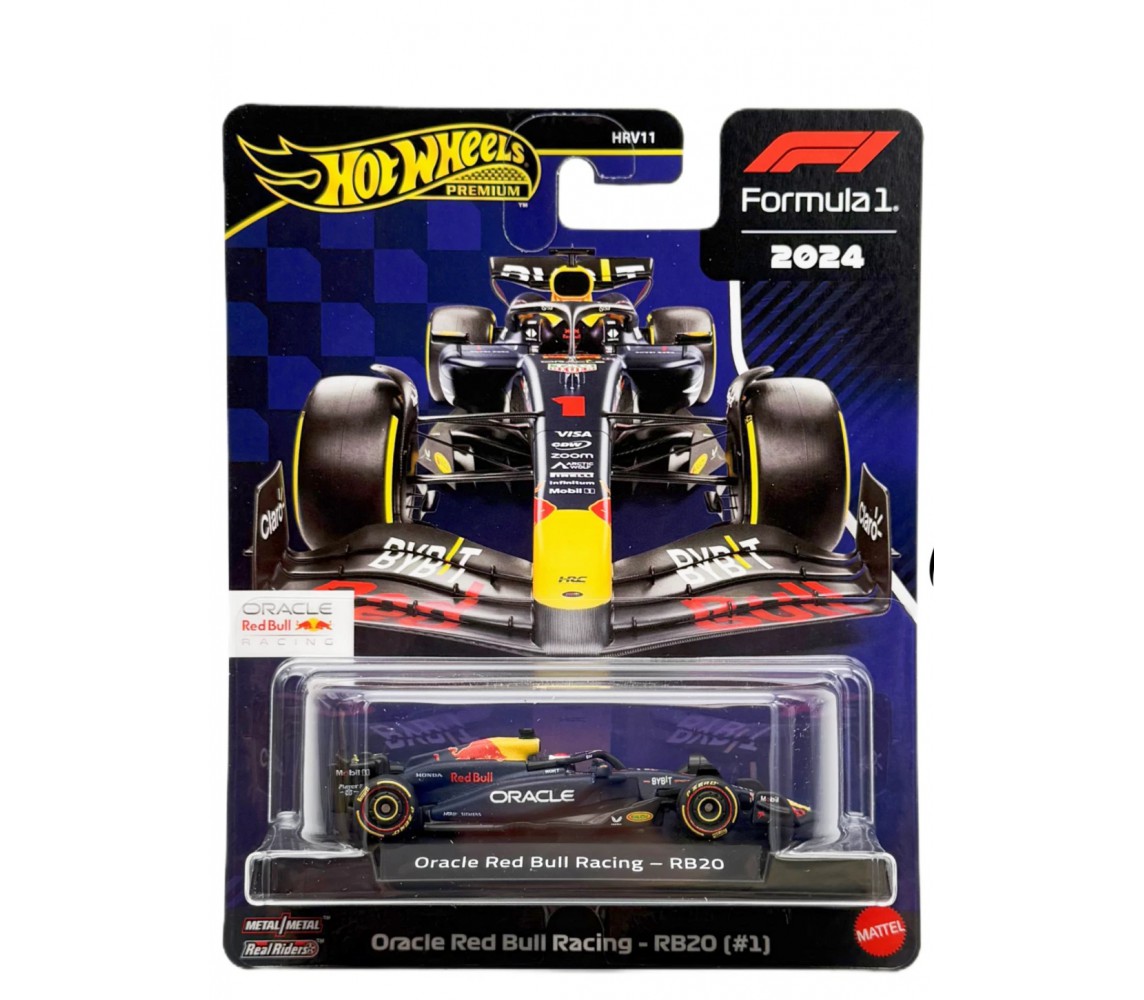 MAX VERSTAPPEN 1 RB20 Die Cast Model car F1 RED BULL 2024 1/64 8cm Hot Wheels JBM12