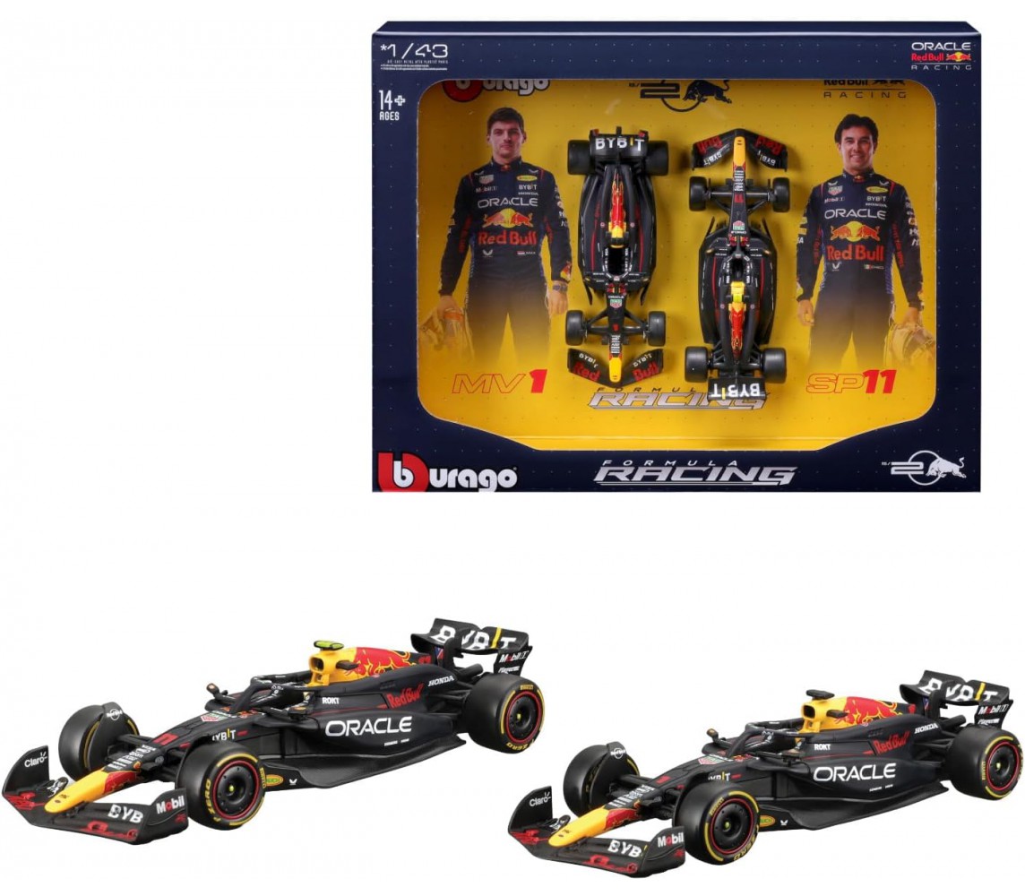 copy of Modellino RED BULL RB18 2022 1/43 12cm VERSTAPPEN nr. 1 Originale Die Cast Bburago Race