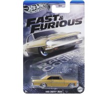 FAST FURIOUS Racing Modello Auto 1966 CHEVY NOVA 1:64 8cm Hot Wheels JBY42