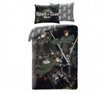 ATTACK ON TITANS Single Bed Set FINAL SEASON MICROFIBER Original DUVET COVER AOTF-6053BL
