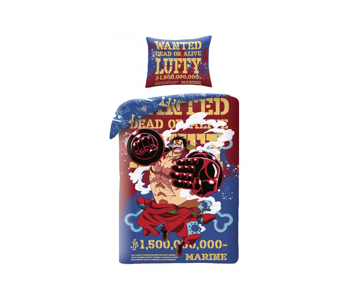 copy of ONE PIECE Set Letto MONKEY RUFY LUFFY Cotone COPRIPIUMINO 140x200cm Originale